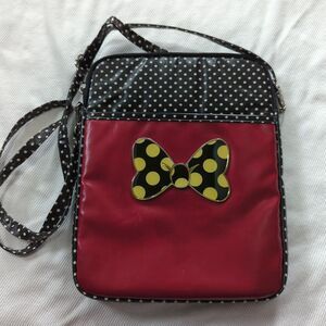 Disney Parks Minnie Mouse Tech 11" Crossbody Cushioned Tablet Bag‎